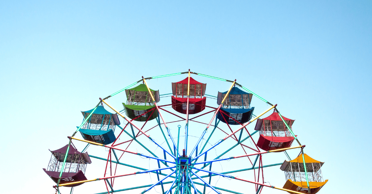 2025-Monroe-County-Fair The 2025 Monroe County Fair will have rides like the Ferris Wheel pictured in this image.