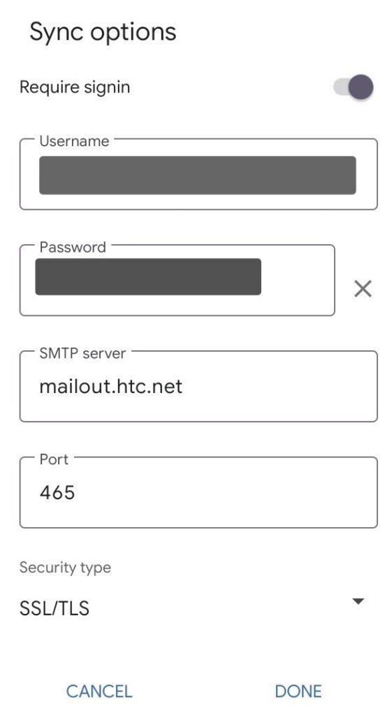 SurgeWeb Email Setup Instructions | HTC | Waterloo IL