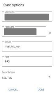 SurgeWeb Email Setup Instructions | HTC | Waterloo IL