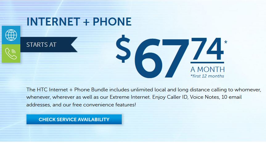 Harrisonville Telephone Company bundle internet and phone