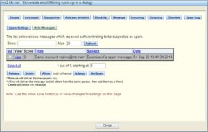 Obsolete Held Message Settings